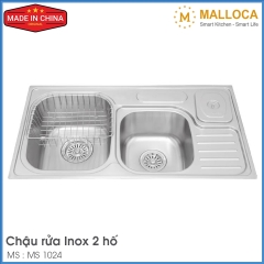 Chậu Rửa Chén Inox Malloca MS 1024