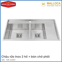 Chậu Rửa Chén Inox Malloca MS 6305T