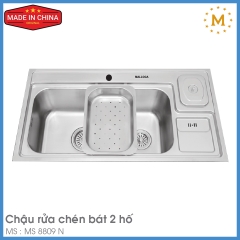 Chậu Rửa Chén Inox Malloca MS 8809 N