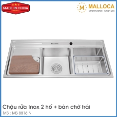 Chậu Rửa Chén Inox Malloca MS 8816 N