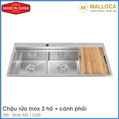 Chậu Rửa Chén Inox Malloca Slide MS 1162R