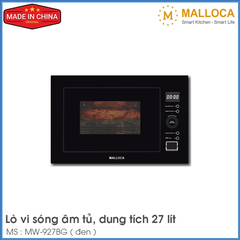 Lò Vi Sóng Âm Tủ Malloca MW-927BG(Đen)