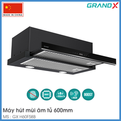 Máy Hút Mùi Âm Tủ GrandX GX H60F58B