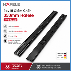 Ray Bi Giảm Chấn 350mm Hafele 494.02.072