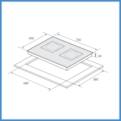 Bếp Từ Âm Eurosun EU-T897G