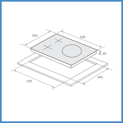 Bếp Từ Âm Eurosun EU-T905G