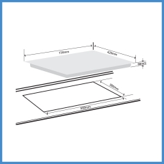 Bếp Từ 2 Vùng Nấu Lắp Âm Giovani G-666S
