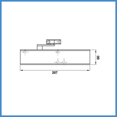 Tay Đẩy Hơi Cùi Chỏ 200Kg Hafele 931.16.589