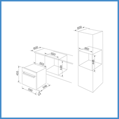 Lò Nướng Âm Tủ Malloca MOV-40CP