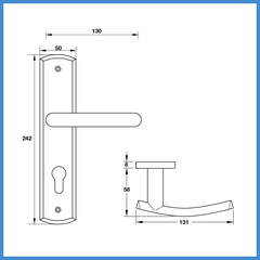 Tay Nắm Lập Thể Hafele 903.98.467