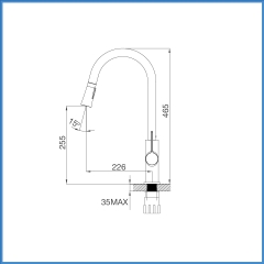 Vòi Chậu Rửa Chén Malloca K012C