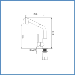 Vòi Chậu Rửa Chén Malloca K119N9