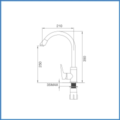 Vòi Chậu Rửa Chén Malloca K279N