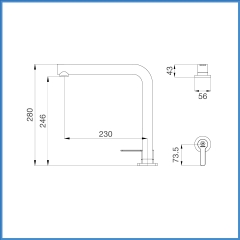 Vòi Chậu Rửa Chén Malloca K501B