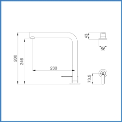 Vòi Chậu Rửa Chén Malloca K501B