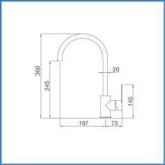 Vòi Chậu Rửa Chén Malloca MF-062
