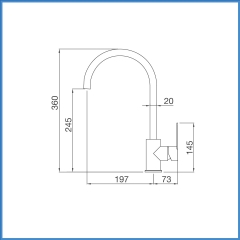 Vòi Chậu Rửa Chén Malloca MF-073