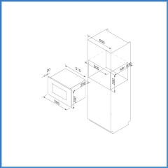 Lò Vi Sóng Âm Tủ Malloca MW-927I
