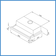 Máy Hút Mùi Âm Tủ Malloca MH 60SMC