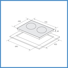 Bếp Từ Âm Eurosun EU-T210Pro