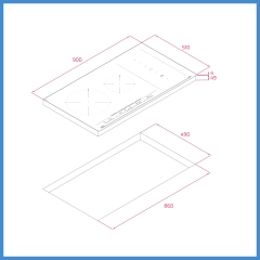 Bếp Từ Lắp Âm Teka IZS 96600 MSP