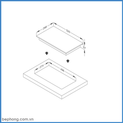 Bếp Điện Domino Malloca MDR 302