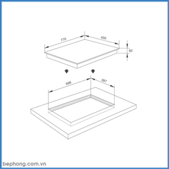 Bếp Điện Từ Malloca MIR 772