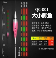 Phao đèn hồng đổi màu mã QC