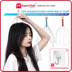 Cây massage đầu vật lý trị liệu hình bạch tuộc mát xa thư giãn xả stress giúp bạn giải tỏa căng thẳng mệt mỏi