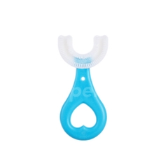 Bàn chải cho bé tập đánh răng chữ U, chất liệu Silicone dành cho bé từ 2-12 tuổi