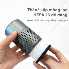 Màng lọc HEPA 13 cho máy lọc không khí ô tô HEPA - Công nghệ lõi lọc mới nhất lọc đến 99% bụi mịn, vi khuẩn