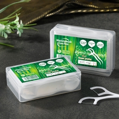 Tăm chỉ nha khoa Macromolecule hộp 30 chiếc siêu bền bỉ / Dental floss/ Dental floss pick