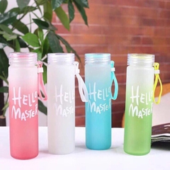 Bình nước thủy tinh Hello Master 480ML