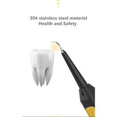 COMBO Máy cạo vôi răng tại nhà siêu âm tiện lợi 20.000 hz, sử dụng tại nhà, chống nước IPX6, pin sạc