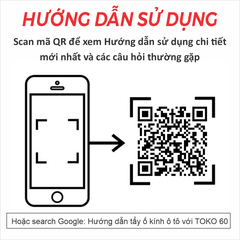 TOKO 60 - Dung dịch tẩy ố kính ô tô tại nhà, tẩy cặn canxi, ố mốc kính ô tô, ố màng dầu, lựa chọn hàng đầu của Garage