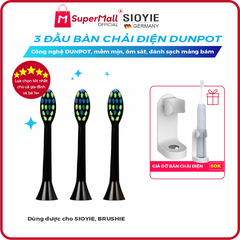 Bàn chải đánh răng điện 3 trong 1 SIOYIE - Đánh răng, rửa mặt, chăm sóc nướu