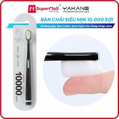 Bàn chải siêu mịn YAKANG cao cấp 10.000 sợi lông siêu mịn mềm mại không đau nướu, dùng cho răng nhạy cảm