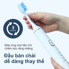 Bàn chải đánh răng điện tích hợp LED tẩy trắng răng IVISMILE LED Sonic Electric Toothbrush PRO Limited Edition