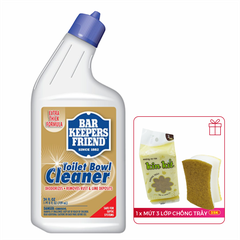 Bar Keepers Friend - Bột tẩy rửa đa năng BKF, tẩy sạch cặn canxi kính nhà tắm, đánh bóng lư đồng, kính hồ cá