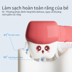 Bàn chải cho bé tập đánh răng chữ U, chất liệu Silicone dành cho bé từ 2-12 tuổi