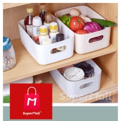 Giỏ đựng đồ dùng nhà tắm, nhà bếp, tiết kiệm không gian, phong cách tối giản kiểu Nhật