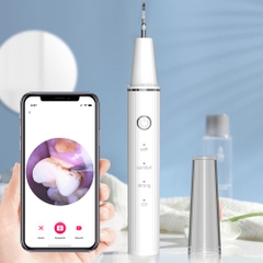 Máy lấy cao răng, cạo vôi răng siêu âm cầm tay UltraSonic, 40.000 Hz, giảm hôi miệng, sạc Type-C