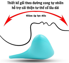 Gối massage cột sống cổ, bấm huyệt cổ vai gáy, hỗ trợ nắn chỉnh, phục hồi chức năng cổ vai gáy