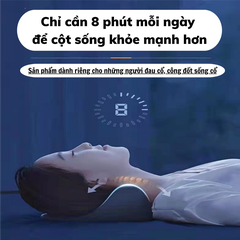 Gối massage cột sống cổ, bấm huyệt cổ vai gáy, hỗ trợ nắn chỉnh, phục hồi chức năng cổ vai gáy