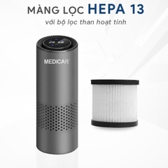 Màng lọc HEPA 13 cho máy lọc không khí ô tô HEPA - Công nghệ lõi lọc mới nhất lọc đến 99% bụi mịn, vi khuẩn