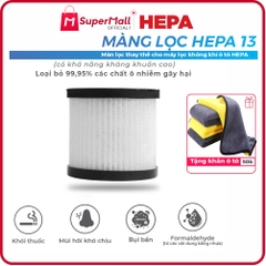 Màng lọc HEPA 13 cho máy lọc không khí ô tô HEPA - Công nghệ lõi lọc mới nhất lọc đến 99% bụi mịn, vi khuẩn