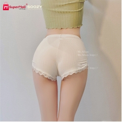 Quần đùi an toàn mặc váy, thun gân, freesize <58kg, ôm mông, tôn dáng, mặc mát - QNT002