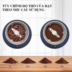 [Sale 𝟑𝟓%+🎁Quà] Máy xay hạt khô, máy xay bột ngũ cốc, cafe, xay các loại hạt cực nhanh chỉ từ 6 đến 18 giây