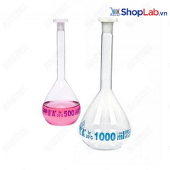 Bình định mức trong suốt 1000ml, NS 24/29 013.01.901 Isolab