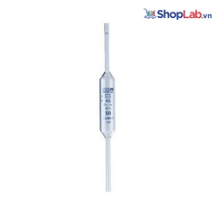 Pipet bầu thuỷ tinh chia vạch class A 25ml 021.05.025 Isolab